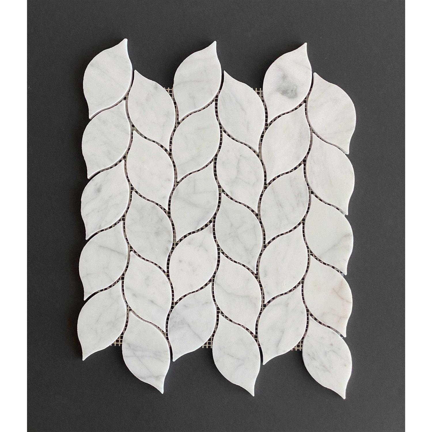 4 x 2 Marble Novelty Mosaic Tile ES Stone - Cheap Fitting