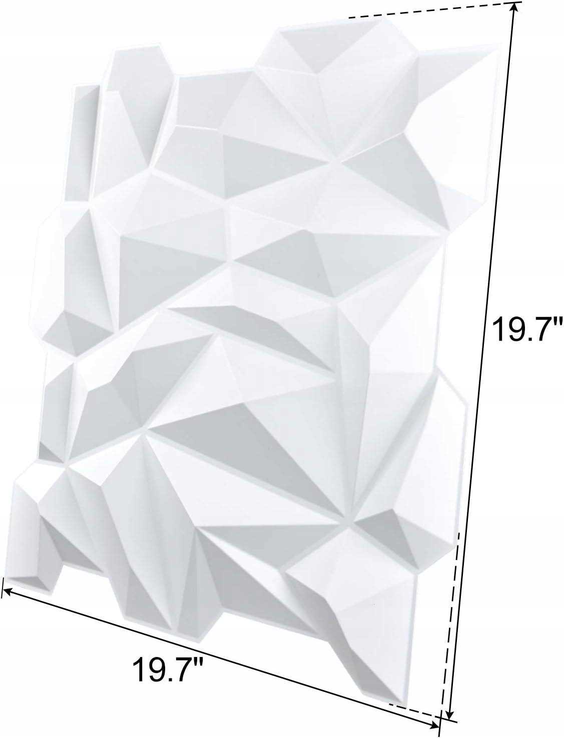 Art3d Decorative 3D Wall Panels in Diamond Design - Cheap Fitting