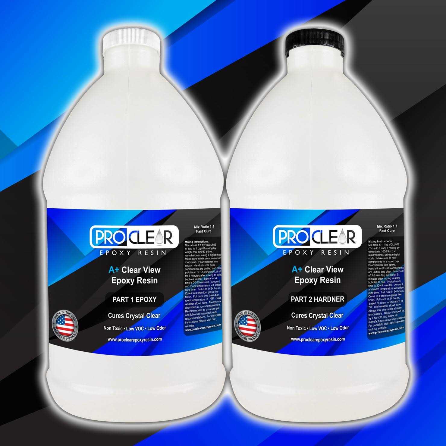A+ Clear View Epoxy Resin 1 Gallon Kit by ProClear Epoxy Resin - Cheap Fitting