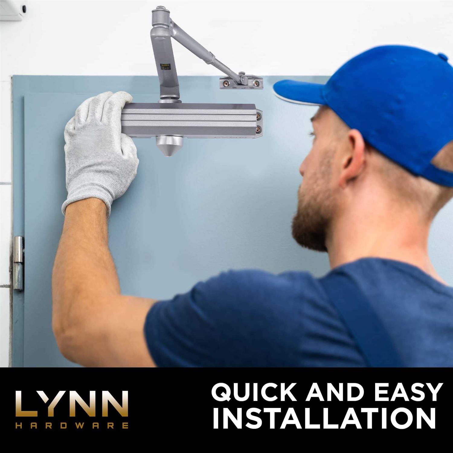 LYNN HARDWARE Medium/Heavy Duty Commercial Door Closer DC7016 Surface Mounted - Cheap Fitting