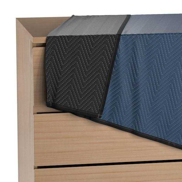 Pratt Retail Specialties 80 in. L x 72 in. W Premium Moving Blanket - Cheap Fitting