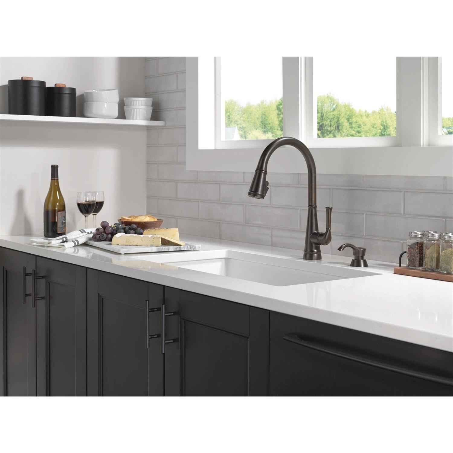 Delta 19814Z-RBSD-DST Alpen Venetian Single Handle Pull-down Kitchen Faucet with Sprayer Function - Cheap Fitting