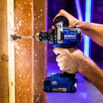 Kobalt KDD 2024A-03 24-volt Max 1.2-in Metal Ratcheting Brushless Cordless Drill - Cheap Fitting