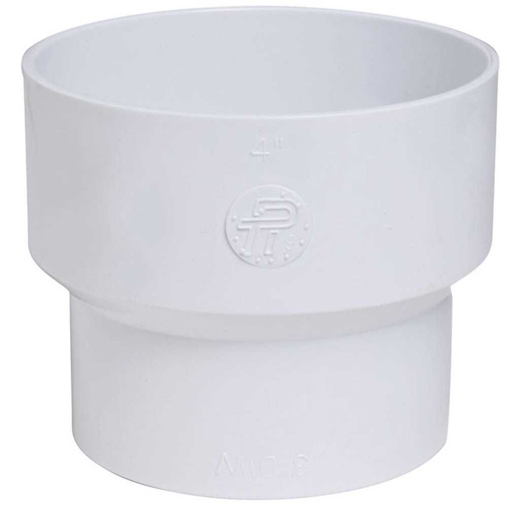 NDS Schedule 35 4 in. Hub each X 3 in. D Hub PVC Reducing Coupling - Cheap Fitting
