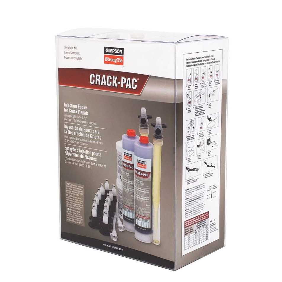 Simpson Strong-Tie ETIPAC2G10KT Crack-PAC Injection Epoxy Kit - Cheap Fitting