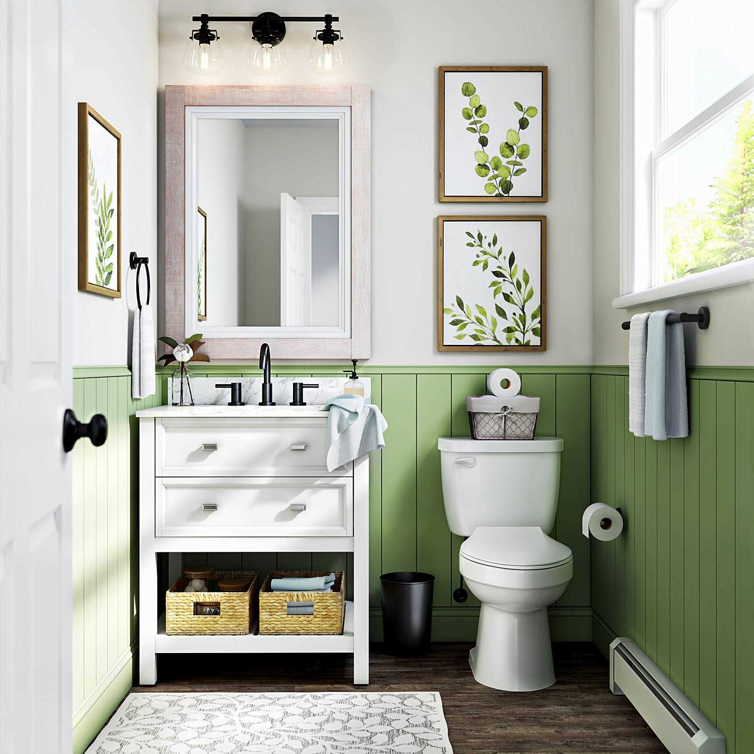 allen + roth Harlow Matte Black 2-Handle Widespread WaterSense Bathroom Sink Faucet with Drain 67693W-617001 - Cheap Fitting