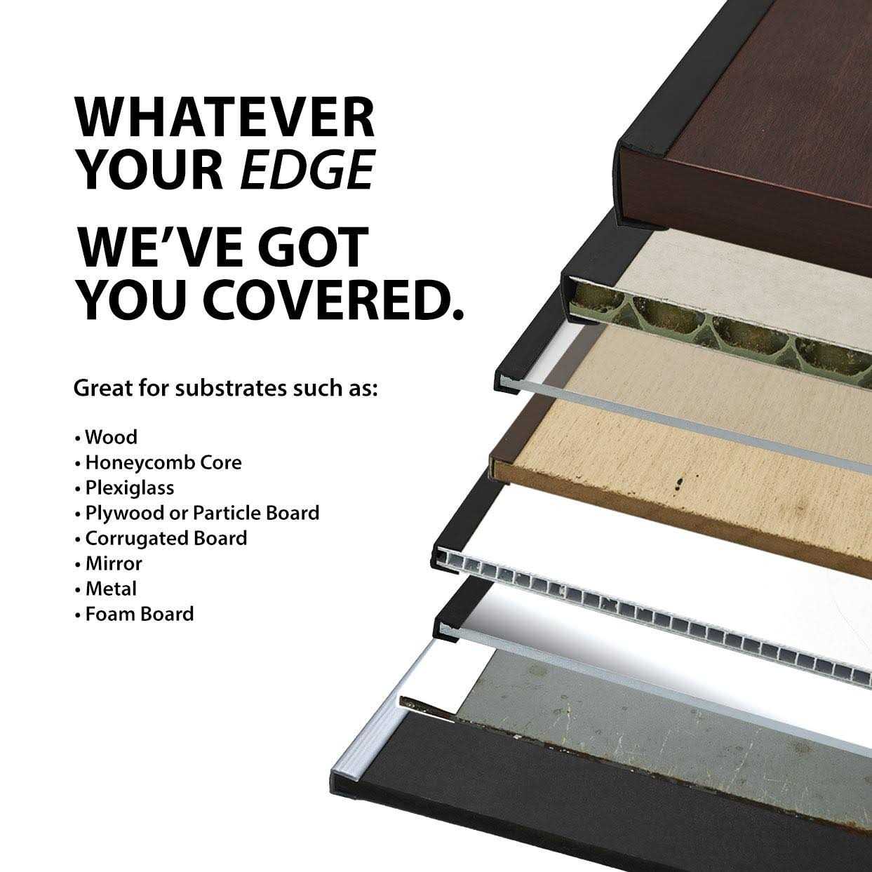 Outwater Plastics Clear Rigid Vinyl Clear Plastic U-Channel/C-Channel Lengths - Cheap Fitting