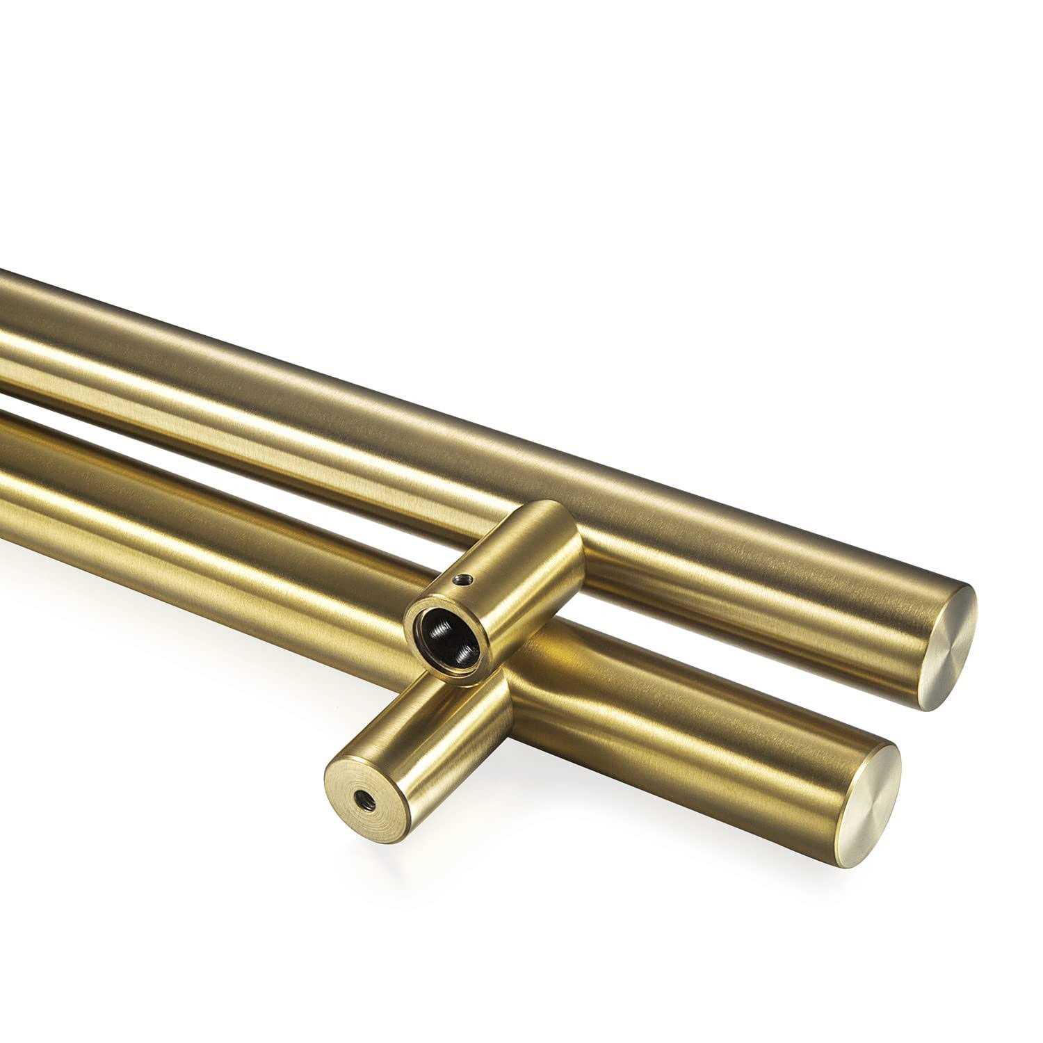 Togu TG-6012 60 inches Solid Standoffs Heavy-duty Commercial Grade-304 Stainless Steel Push Pull Door Handle/barn Door Pull h - Cheap Fitting