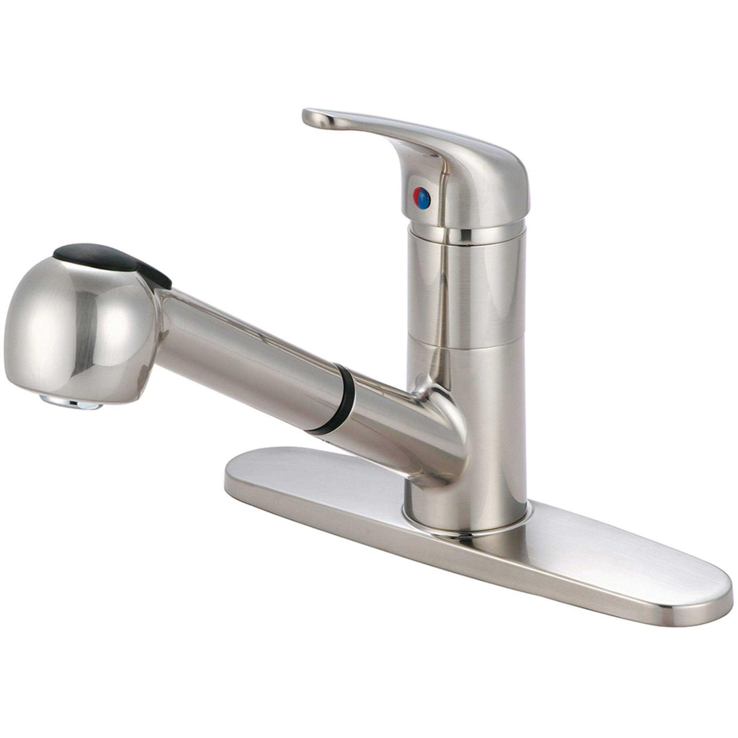 Elite K-5030 Single Handle Pull-Out Kitchen Faucet - Cheap Fitting