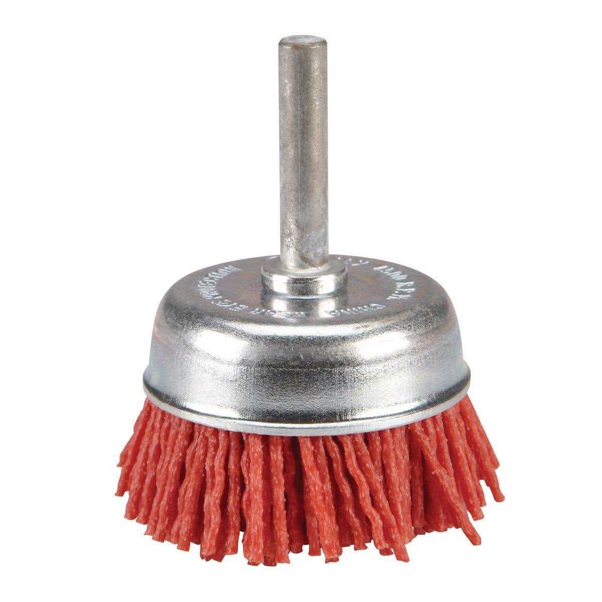 Warrior 2 in. 80 Grit Nylon Abrasive Cup Wheel with 1/4 in. Shank - Cheap Fitting