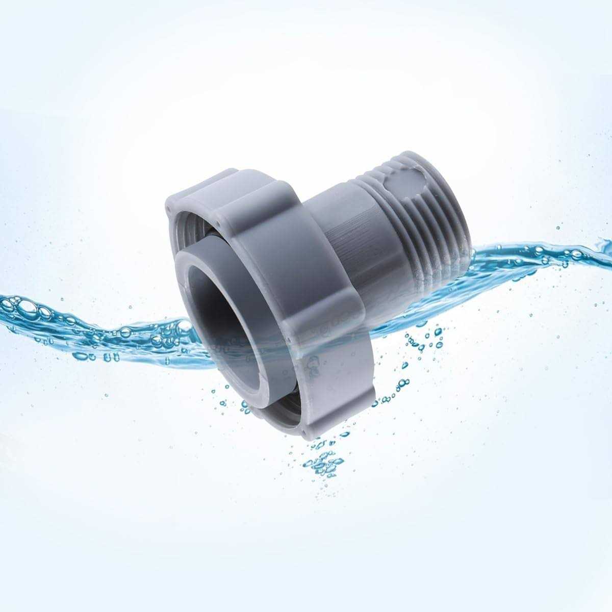 pool Drain Fitting Connects fits for Coleman Pools, ID1.5-inch connection to the bottom of the swimming pool and OD1.0-inch connection to the garden - Cheap Fitting