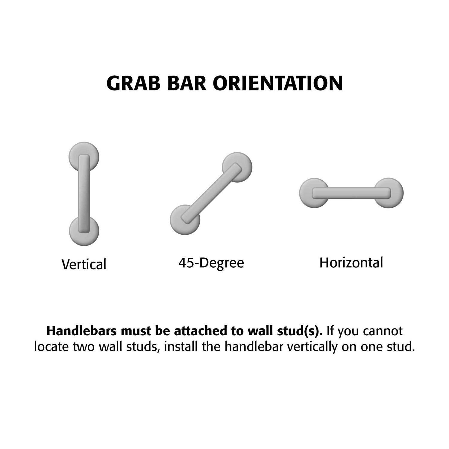 Keeney GB2022-16BN Wave Designer Grab Bar - Cheap Fitting