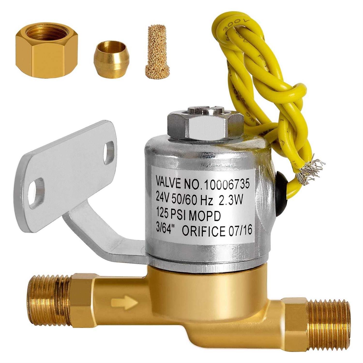 4040 Solenoid Valve 24V Humidifier Solenoid Water Valve Compatible with 600 700 550 560 440 760 400 500 Whole House Humidifier - Cheap Fitting