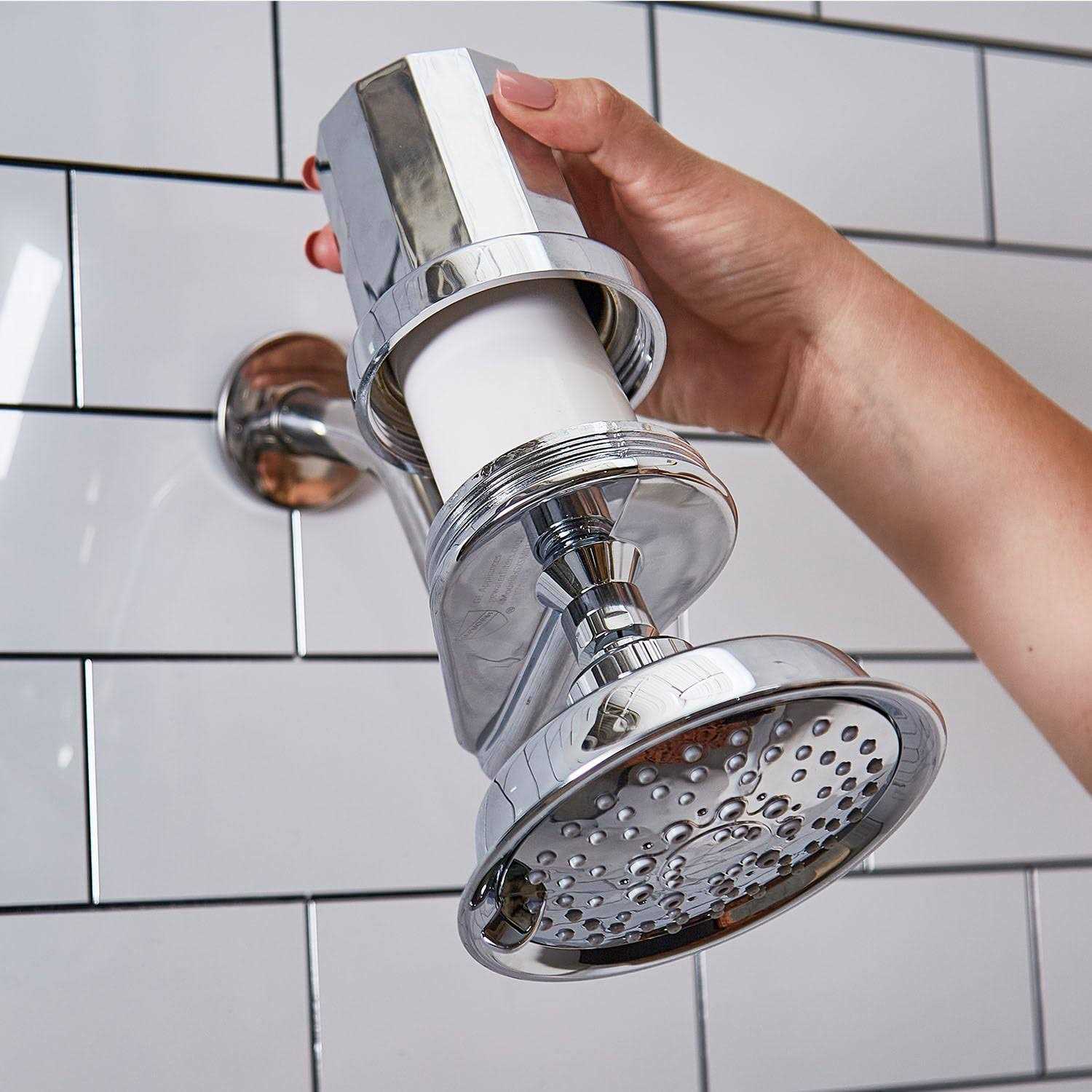 GE Universal Shower Filtration System - Cheap Fitting