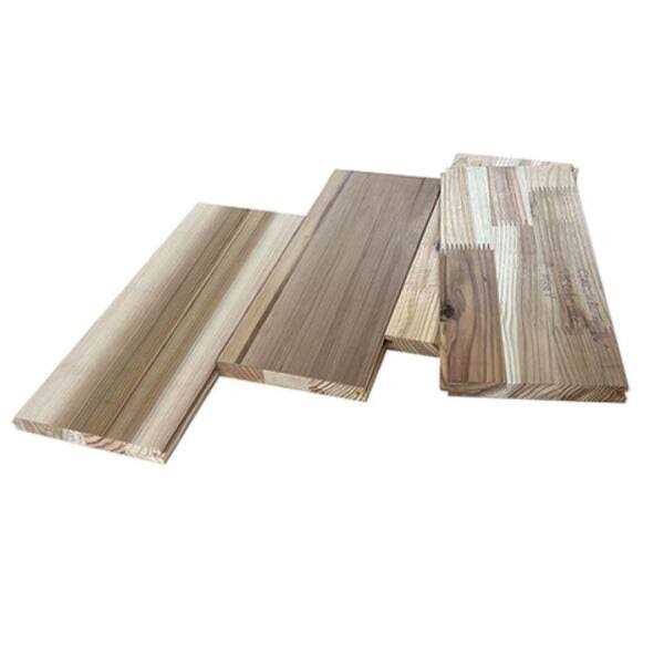 Swaner Hardwood 1 in. x 6 in. x 8 ft. Western Red Cedar Vertical Grain Clear Tongue and Groove Board - Cheap Fitting