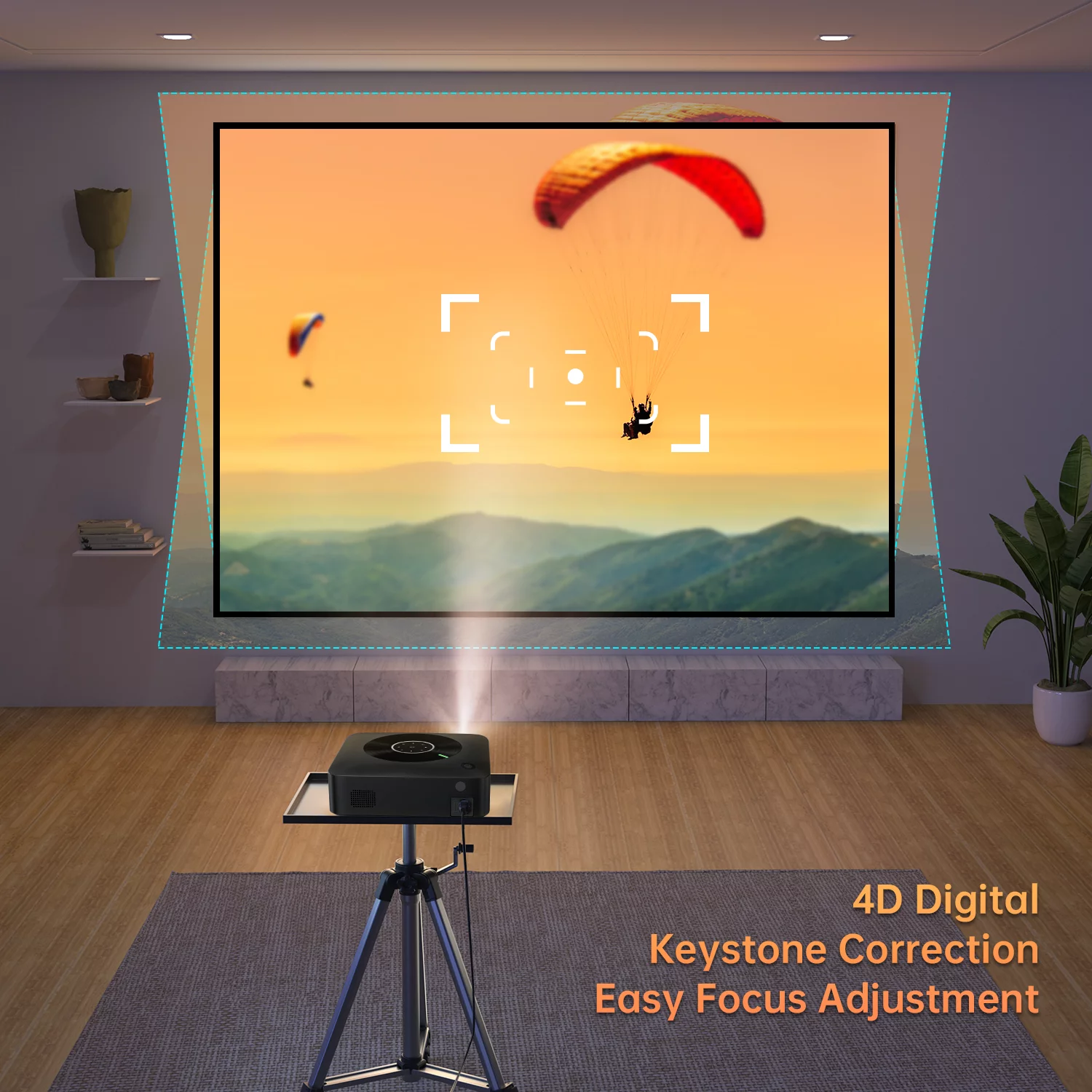 VANKYO Leisure E30WT Native 1080P Full HD Video Projector, 5G WiFi Projector Supports 4K, LCD, Portable Projector Compatible with TV Stick, HDMI, USB, Laptop, iOS & Android - Cheap Fitting