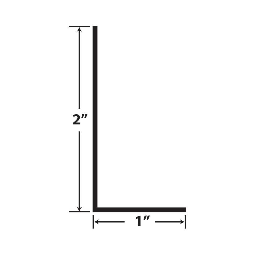 Outwater 3/64 Thick Styrene Plastic Angle Moulding Lengths - Cheap Fitting