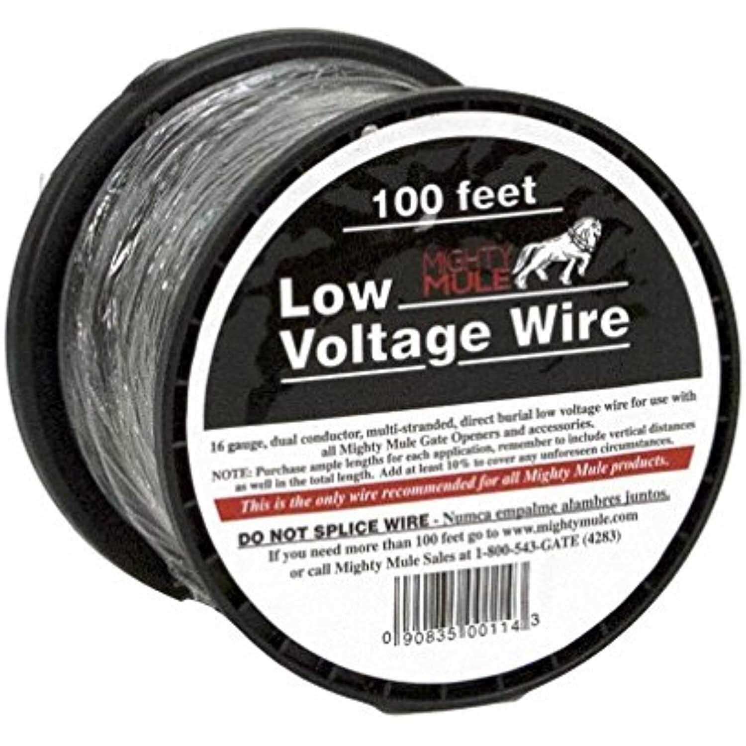 Mighty Mule Low Voltage Wire - Cheap Fitting