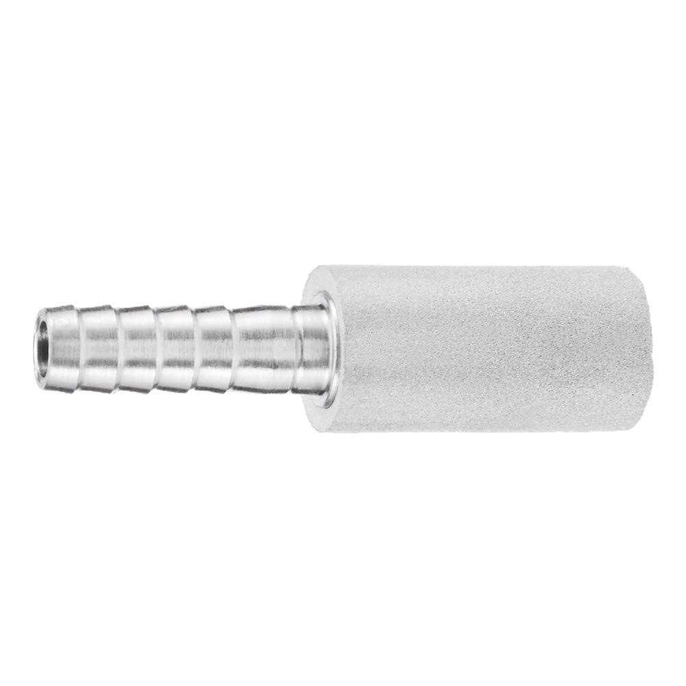 JoyTube Stainless Steel Aeration Stone 0.5 Micron Diffusion Stone with 1/4 Hose Barb - Cheap Fitting
