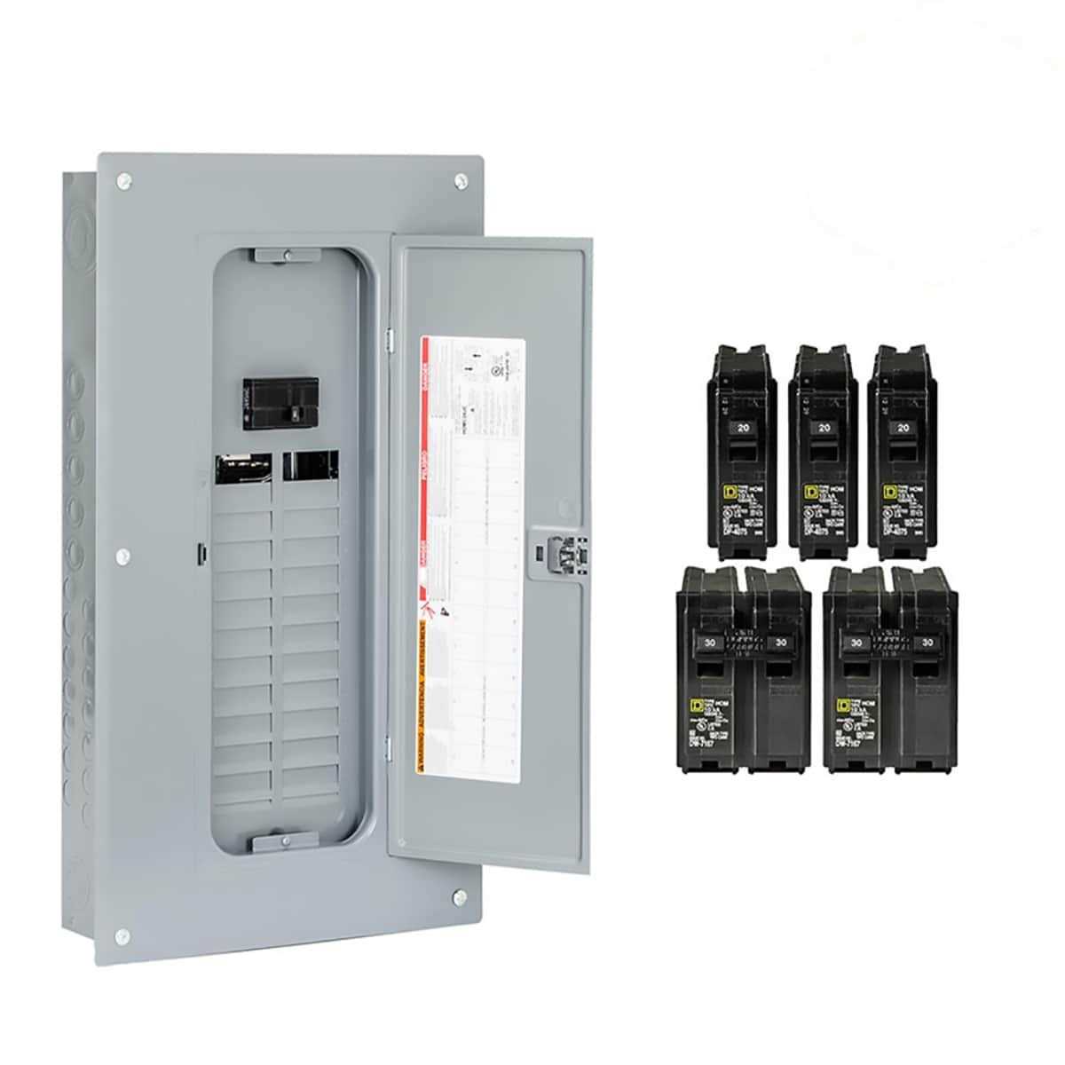 Square D HOM2448M100PCVP Homeline Indoor Convertible Main Breaker Load Center - Cheap Fitting