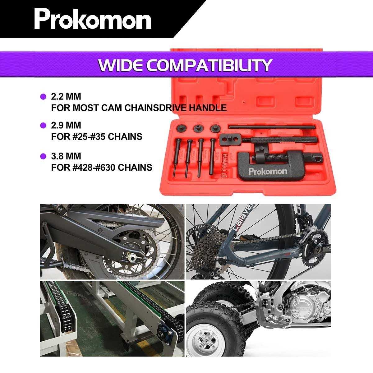 13pc Chain Cutter Rivet Tool Set Riveting Breaker Atv Bike Motorcycle Cam Drive Pt1082 - Cheap Fitting