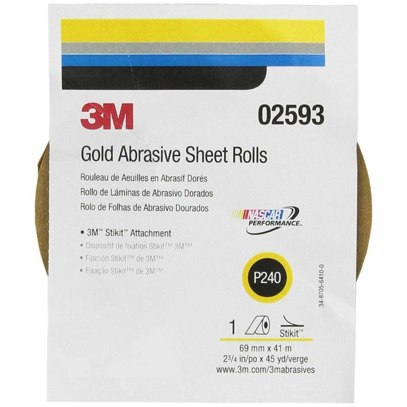3M Stikit Gold Sheet Roll 02593 - Cheap Fitting