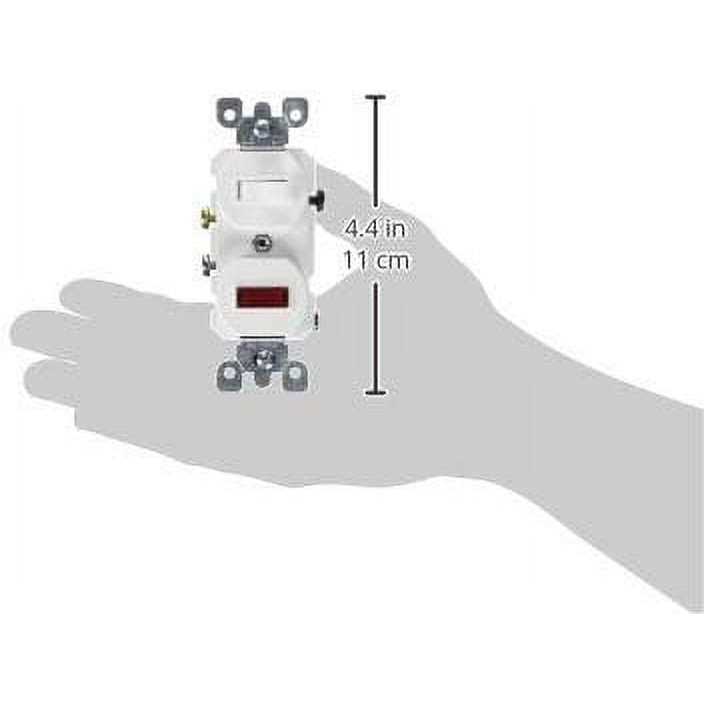 Leviton White Switch/Pilot Light S04-05226-0WS - Cheap Fitting