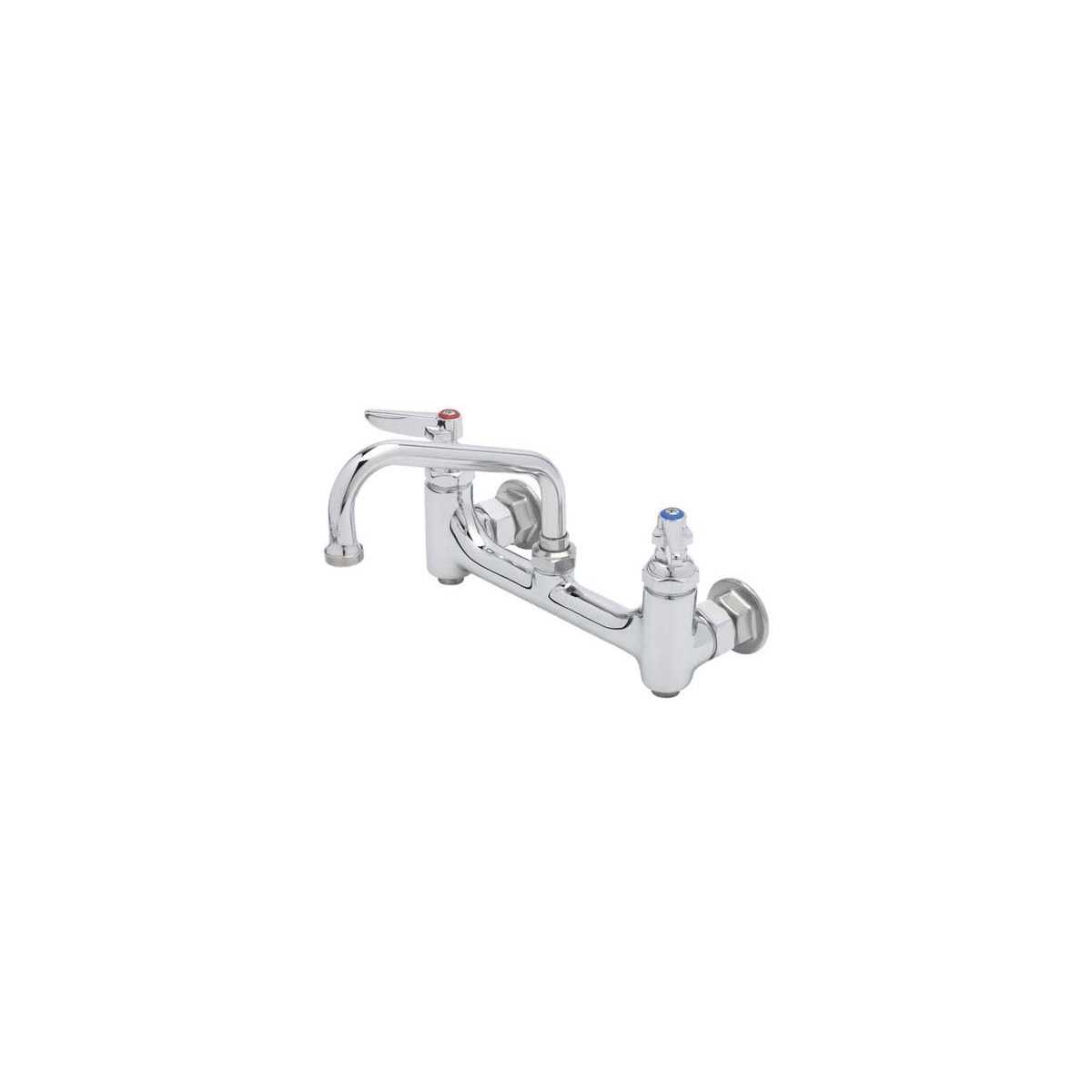 T&S Brass 8 Wall Mount Workboard Mixing Faucet 5F-8WLB06 - Cheap Fitting