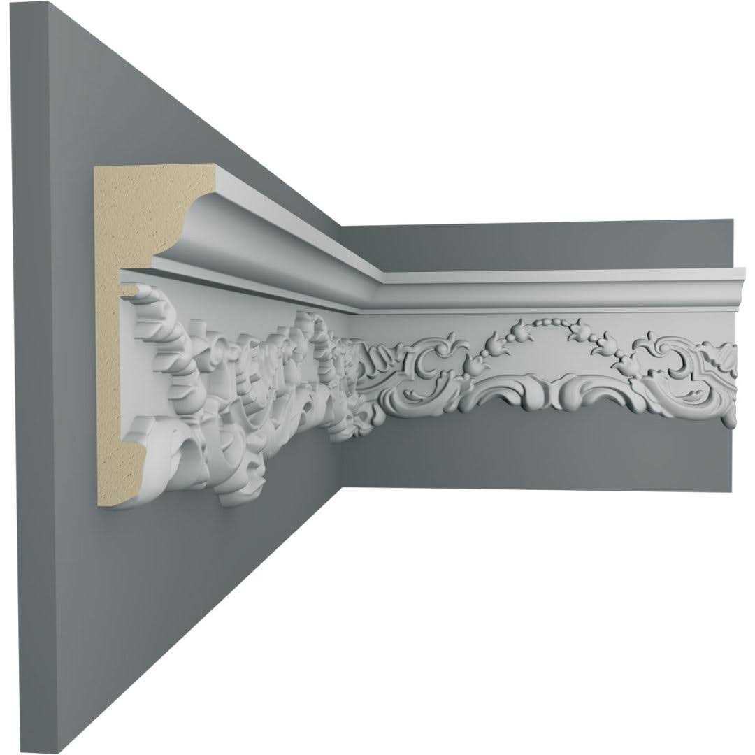 4 1/4H x 1 1/4P x 94 1/2L Emery Chair Rail Ekena Millwork CHA04X01EM - Cheap Fitting