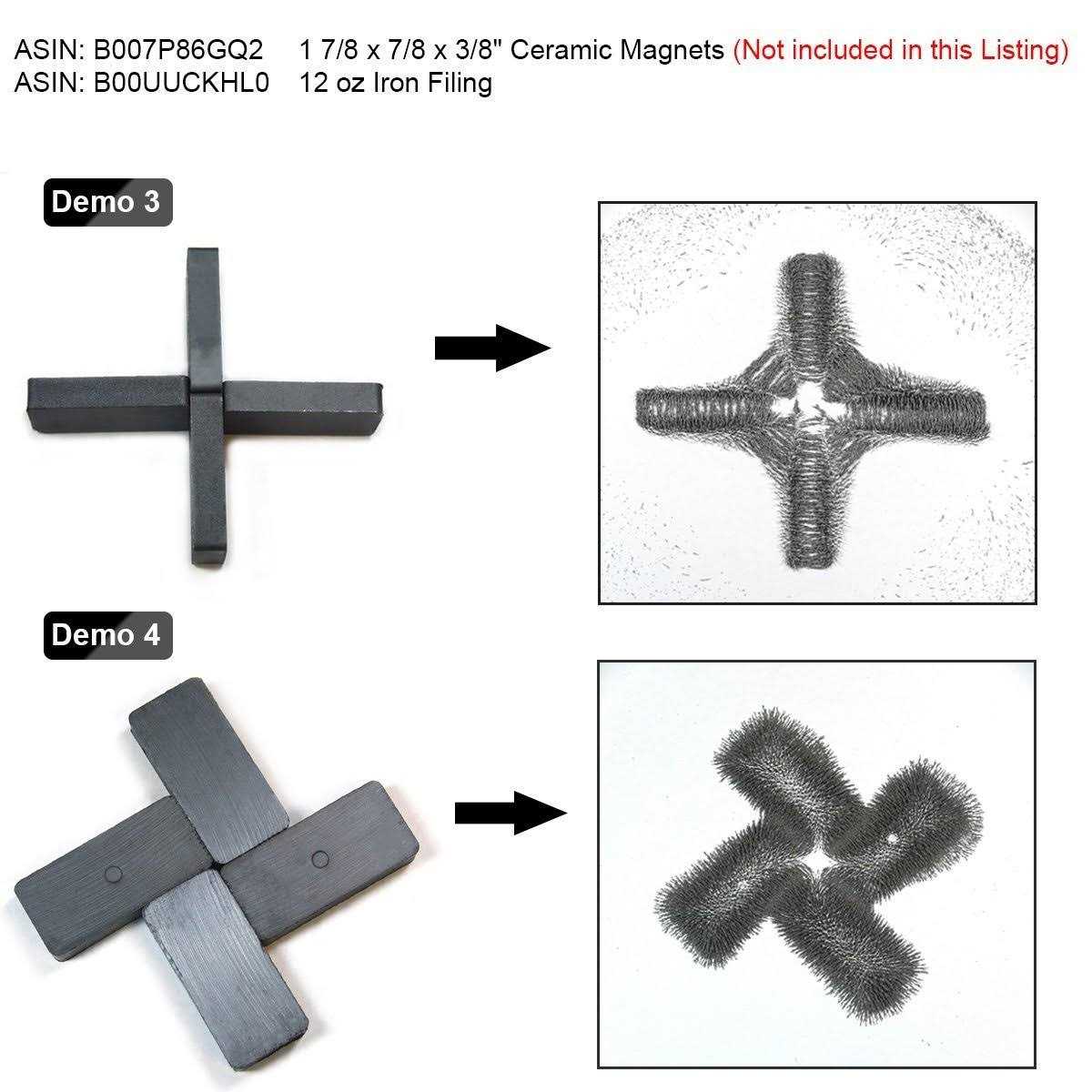 Cms Magnetics 12oz Iron Filings for Science and Physics Education - Cheap Fitting