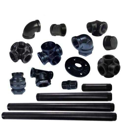 Home TZH 1 Floor Flange 4 Bolts iron Pipe Flange for Industrial vintage style - Cheap Fitting