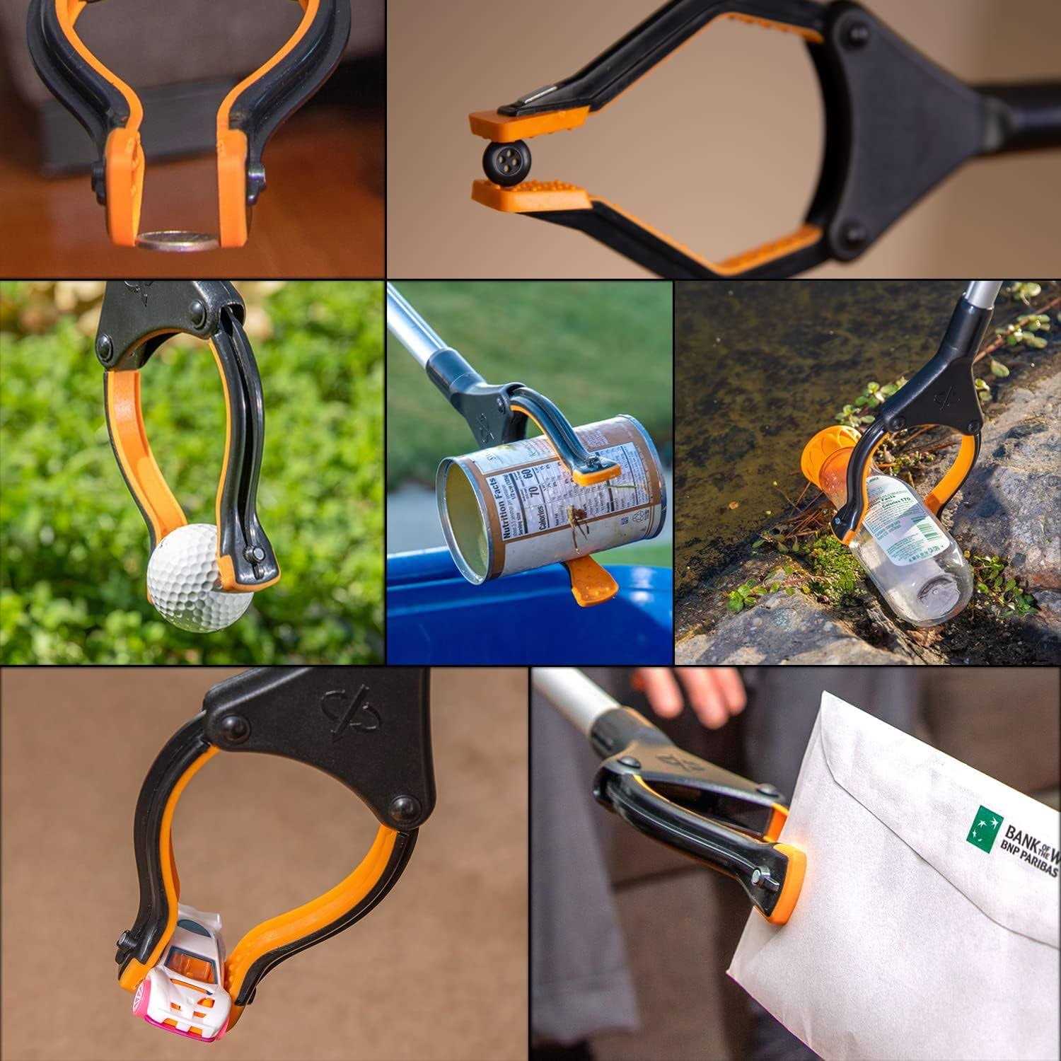 EZPIK Folding Grabber Reacher 43 Inch + Magnets Grabbers for Elderly Grab It Reaching Tool Heavy Duty - Cheap Fitting