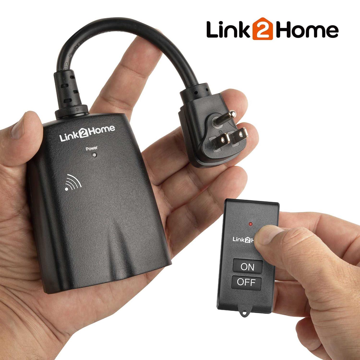 Link2Home Outdoor Weatherproof Wireless Remote Control Outlet - Cheap Fitting