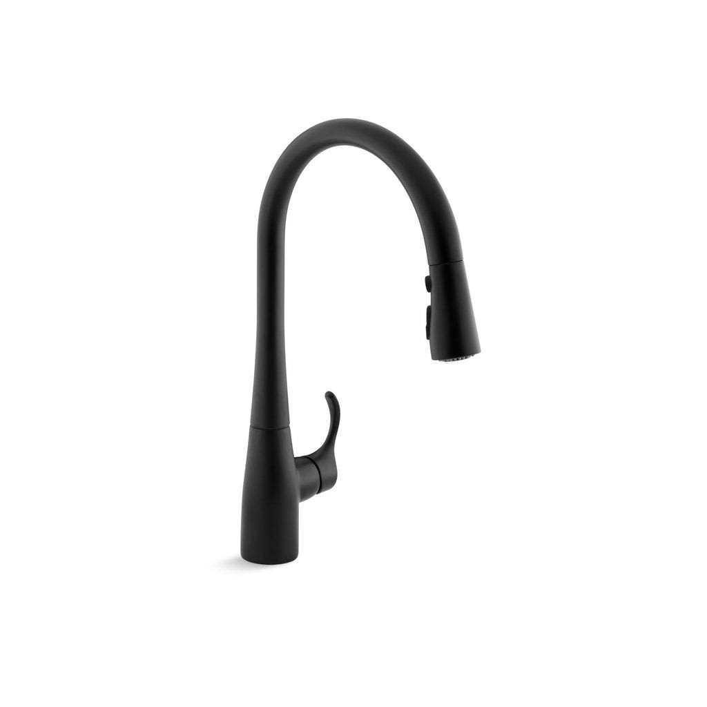 Kohler Simplice Single Handle Pull Down Kitchen Faucet - Cheap Fitting