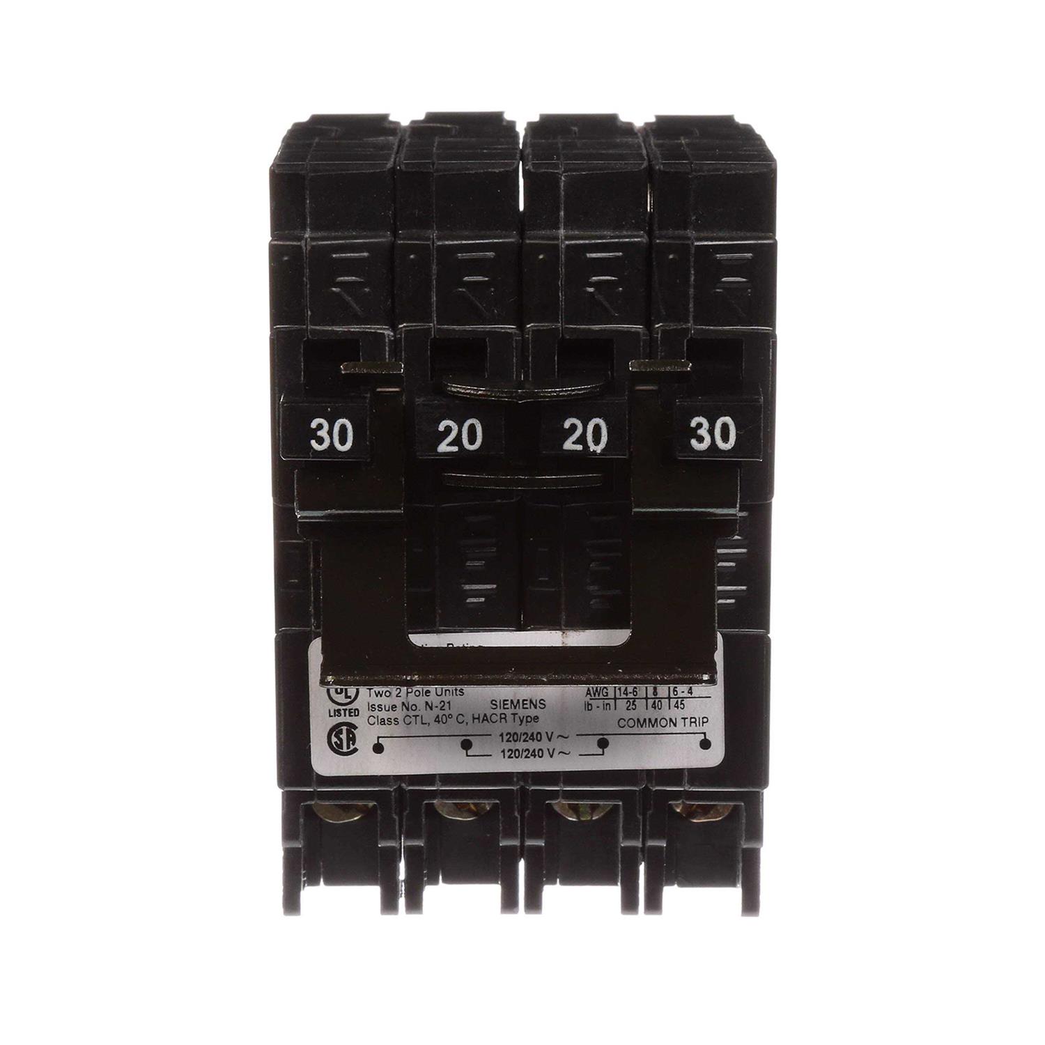 Siemens Q23020CT2 Circuit Breaker One 30 Amp - Cheap Fitting