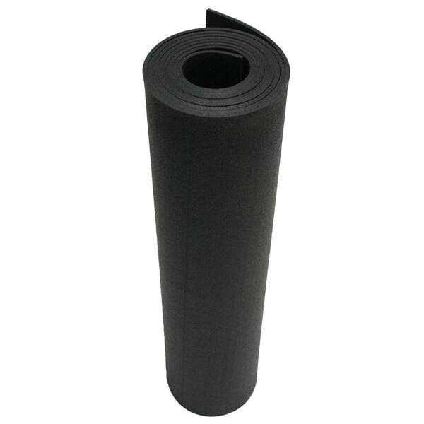 Rubber-Cal Recycled Rubber T x Black Commercial 60A Durometer Rubber Sheet - Cheap Fitting