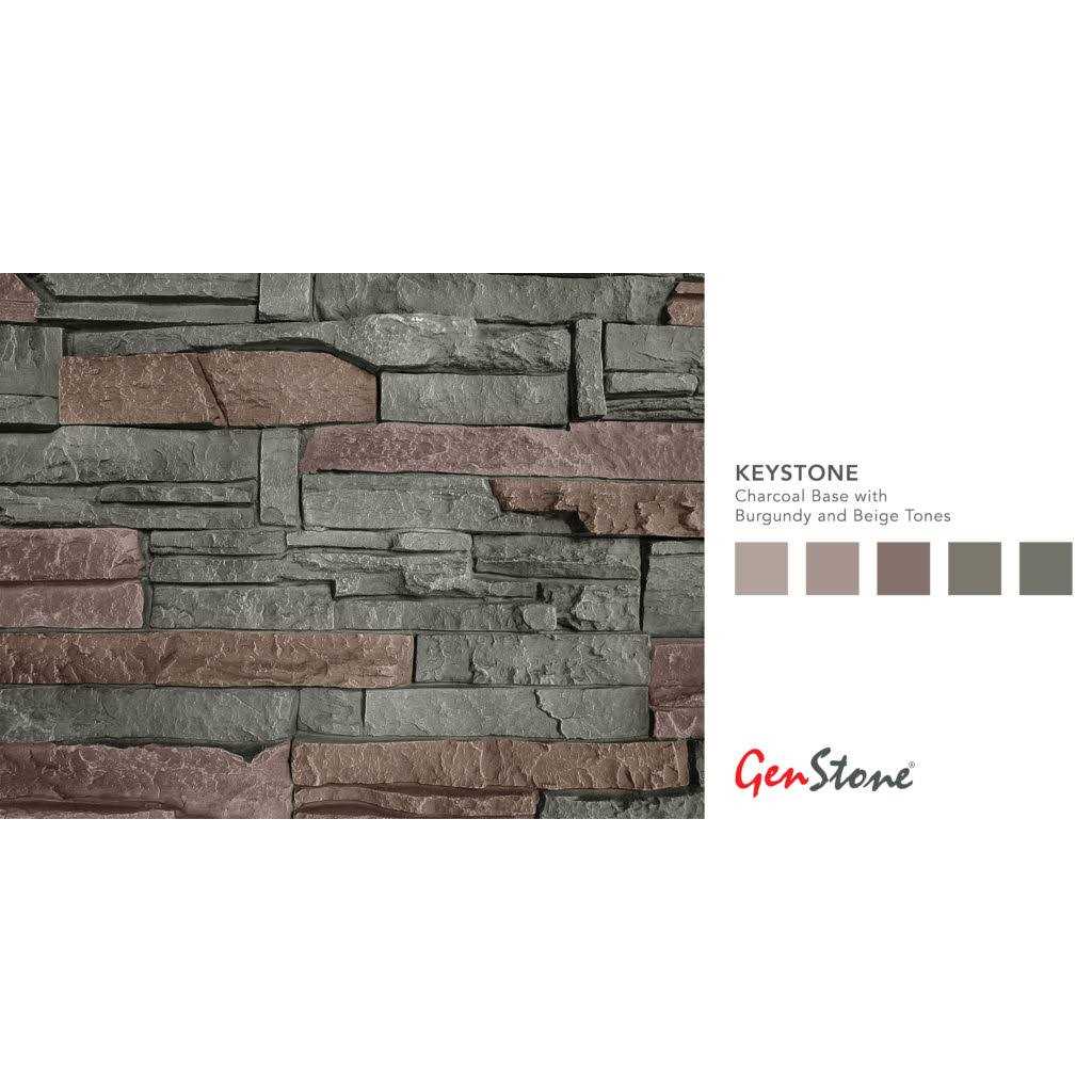 GenStone Faux Stacked Stone 90 Degree Outside Corner - Cheap Fitting