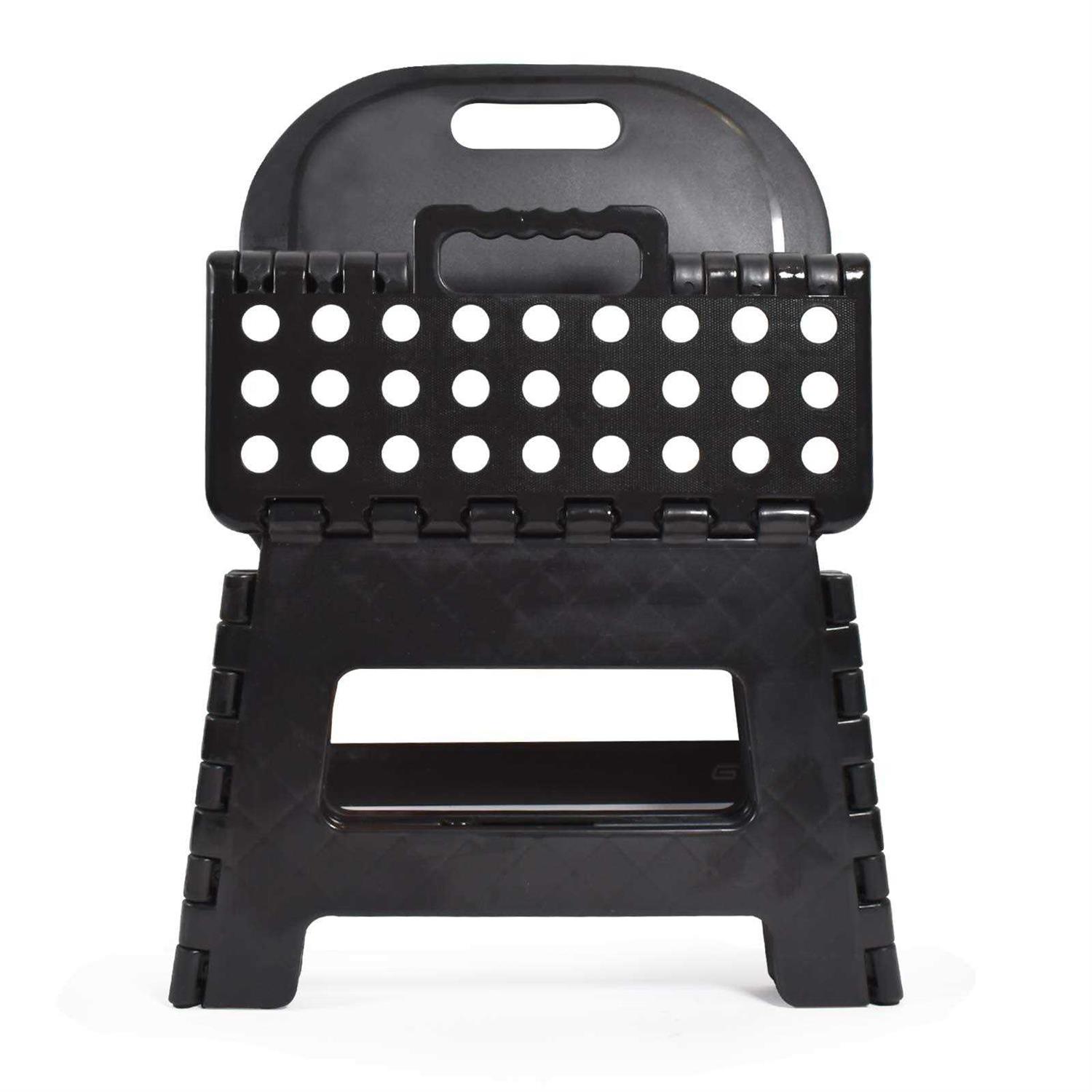 Bodyhealt Folding Step Stool with Back Support Small Collapsible Step Riser for Adults And Seniors - Cheap Fitting