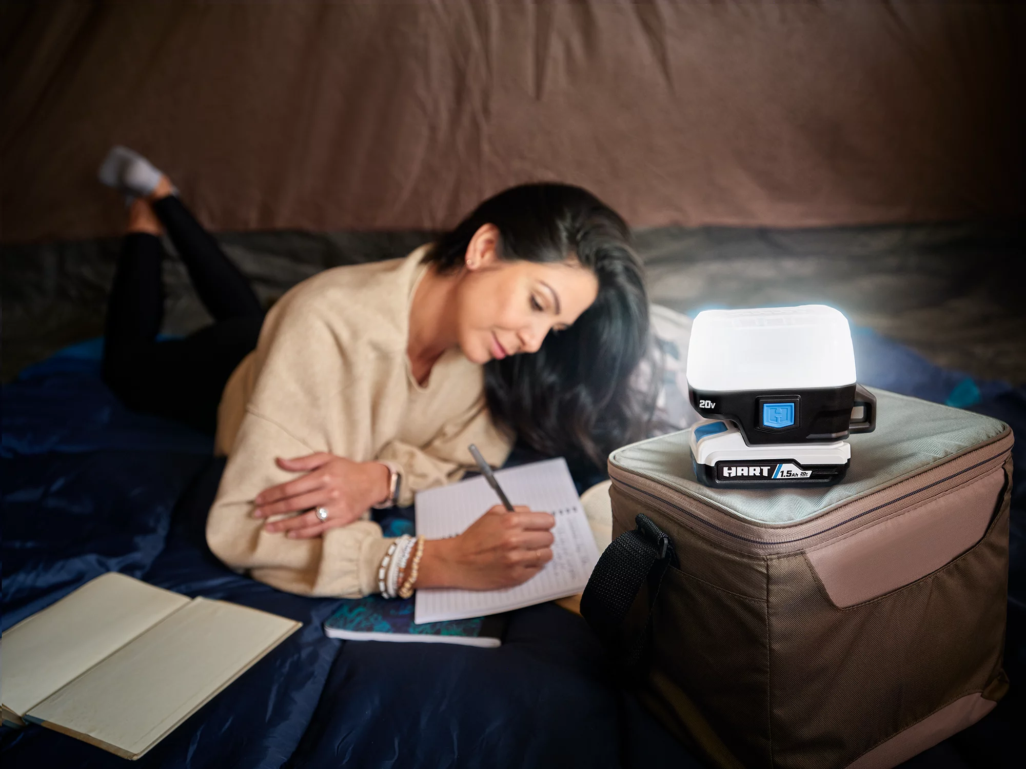 HART 20-Volt Cordless LED Compact Area Light Kit, 400 Lumens, (1) 1.5Ah Lithium-Ion Battery - Cheap Fitting