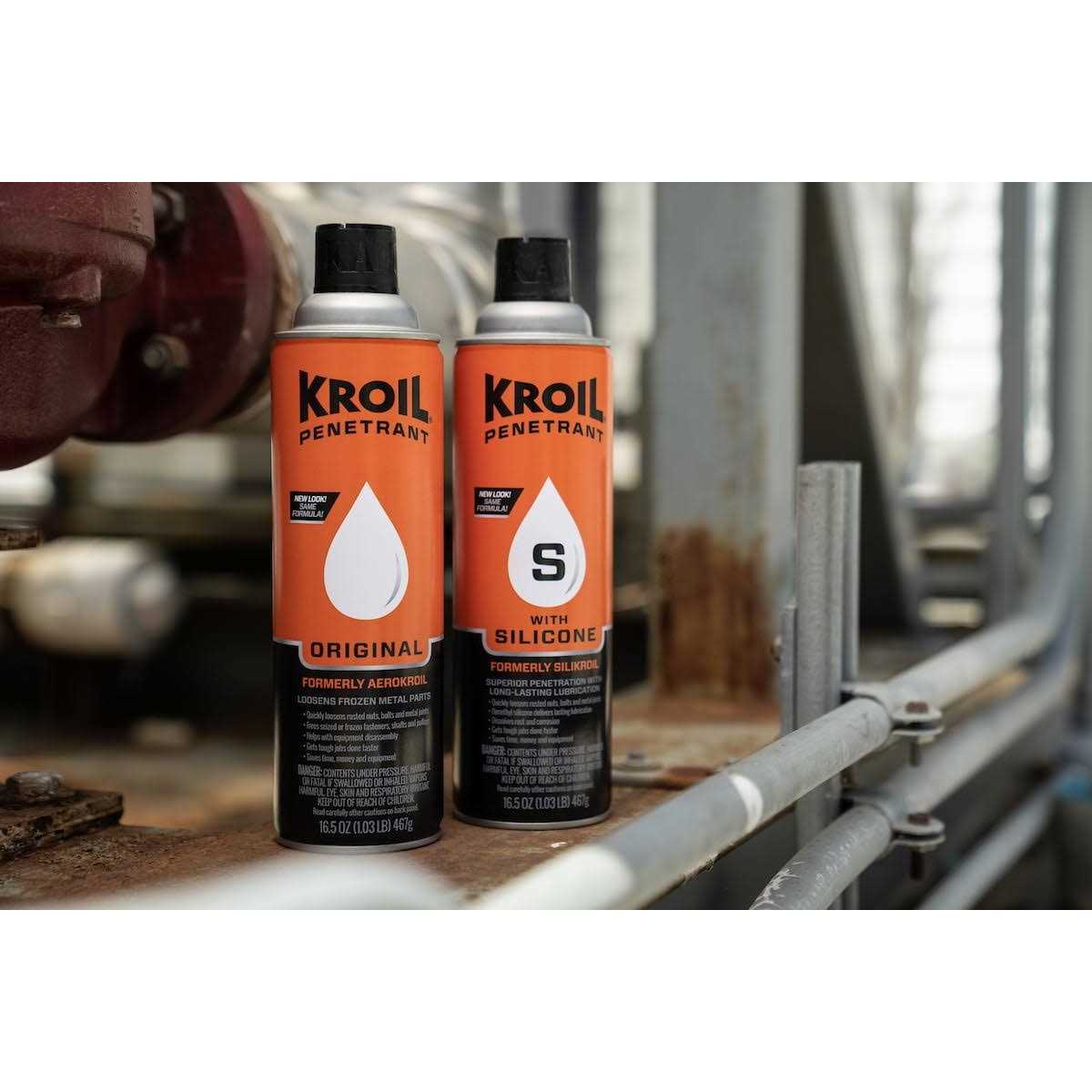 Kano Laboratories Kroil 16.5oz Aerosol with silicone penetrating oil. Displaces water - Cheap Fitting