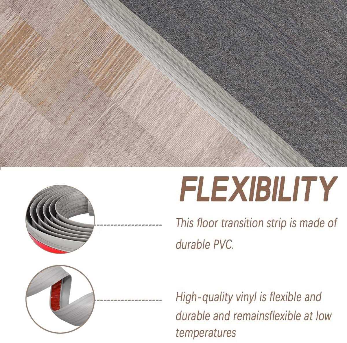 10Ft Floor Transition Strip Self Adhesive Carpet Edging Trim Strip - Cheap Fitting