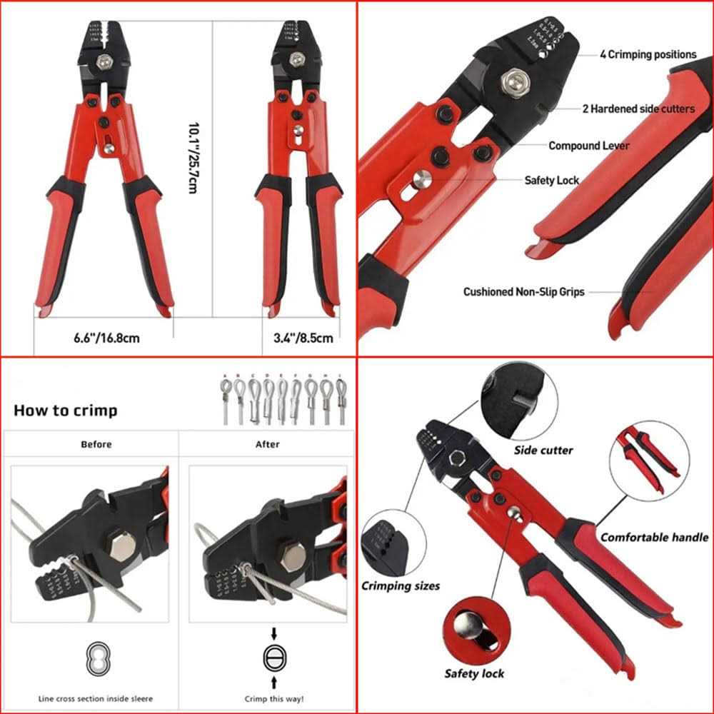 Ssack 304 Stainless Steel Cable Wire Rope 1/16 x 165ft Cutter&Crimping Tool and Sleeve100pcs - Cheap Fitting