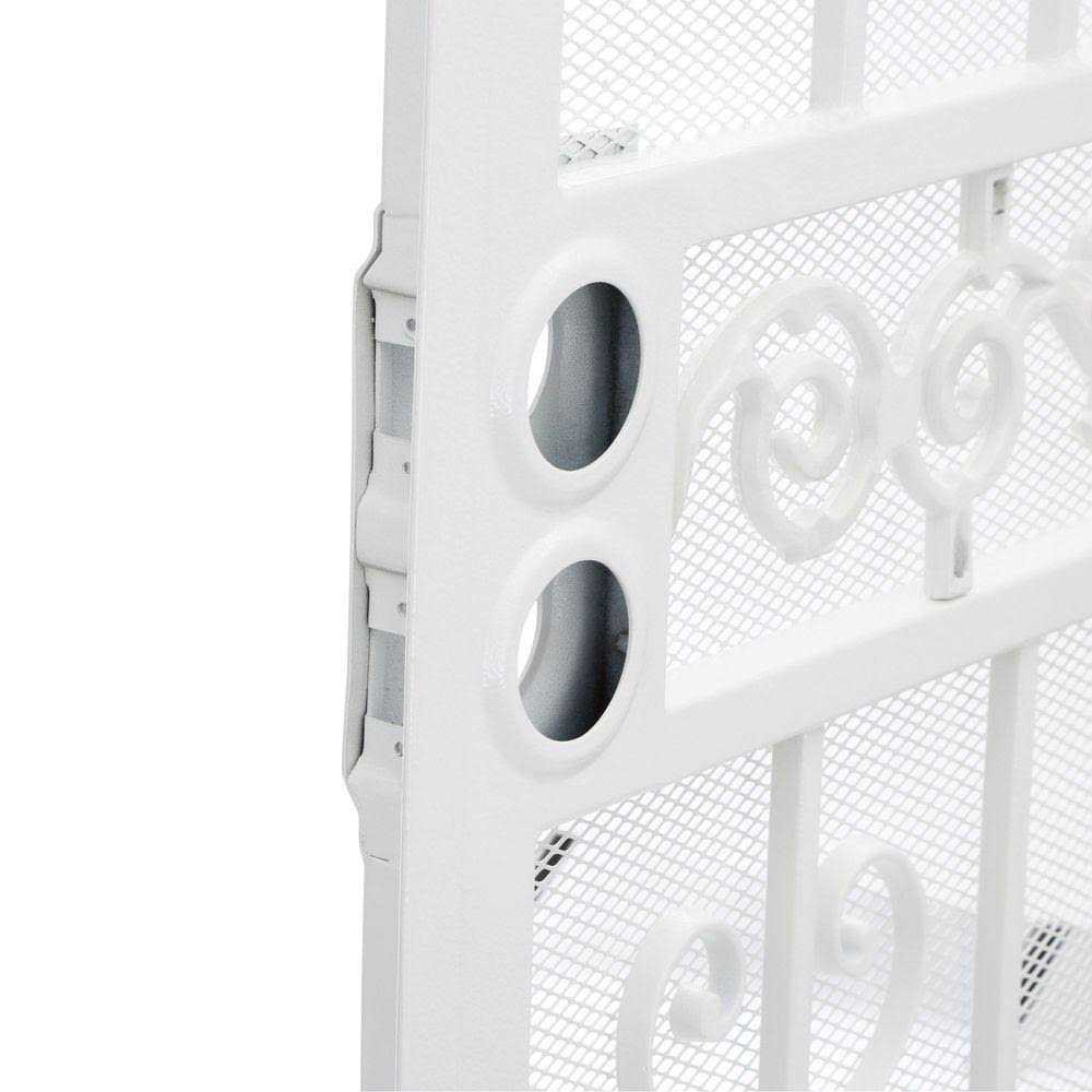 Unique Home Designs 36 in. x 80 in. El Dorado Surface Mount Outswing Steel Security Door with Heavy-Duty Expanded Metal Screen - Cheap Fitting