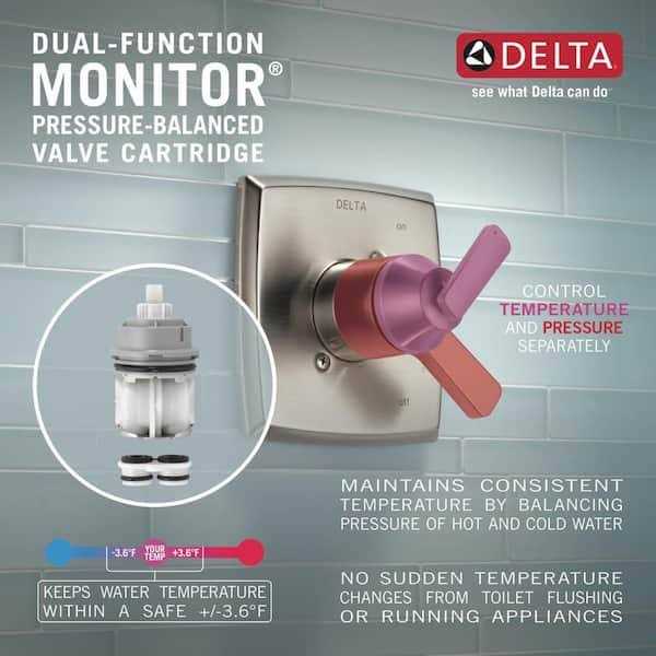 Delta Saylor Monitor 17 Series Shower Trim with In2ition T17235 - Cheap Fitting
