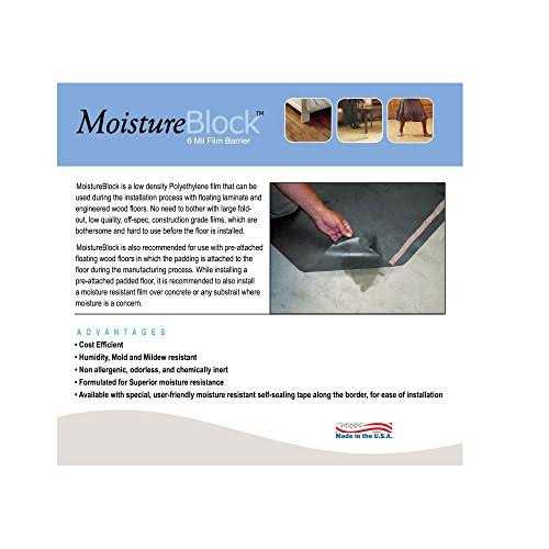 MP Global Products Mb006300100 Block Roll of 6 mil Moisture Barrier Po - Cheap Fitting