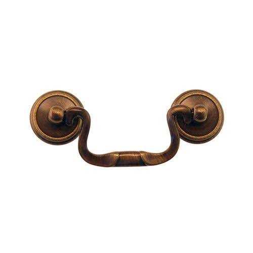Restorers Classic Brass Swan Neck Bail Pull - Cheap Fitting