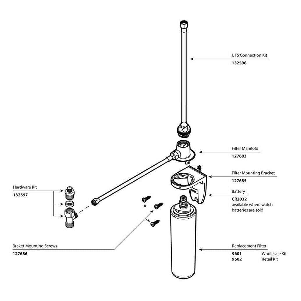 Moen 9601 ChoiceFlo 9600 Replacement Filter - Cheap Fitting