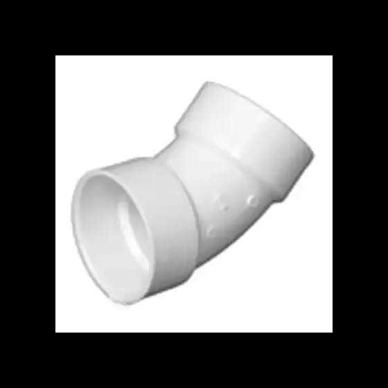 Charlotte Pipe Elbow PVC DWV 3  45 Deg - Cheap Fitting