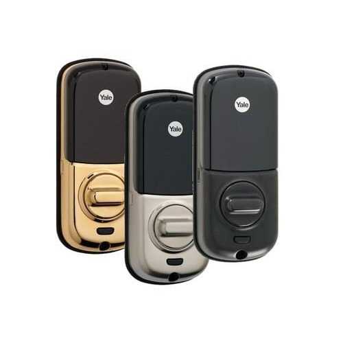 Yale Real Living Electronic Keyless Deadbolt,Bright Bras Yrd216zw605 - Cheap Fitting