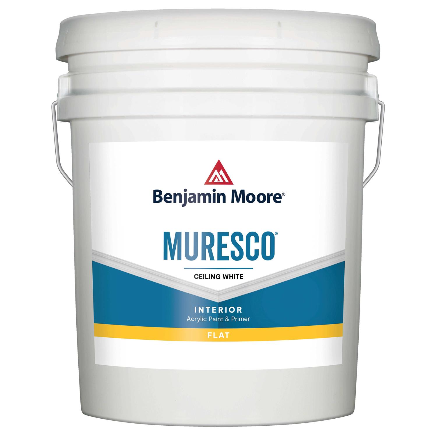 Benjamin Moore Muresco Ceiling Paint Flat White - Cheap Fitting